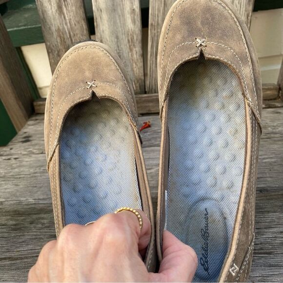 Eddie Bauer Christine Womens Brown Slip On Comfort Shoes SZ 8 - Picture 9 of 12
